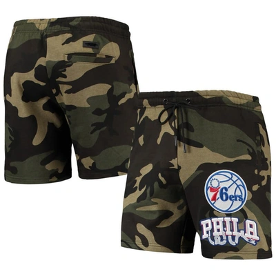 Pro Standard Camo Philadelphia 76ers Team Shorts