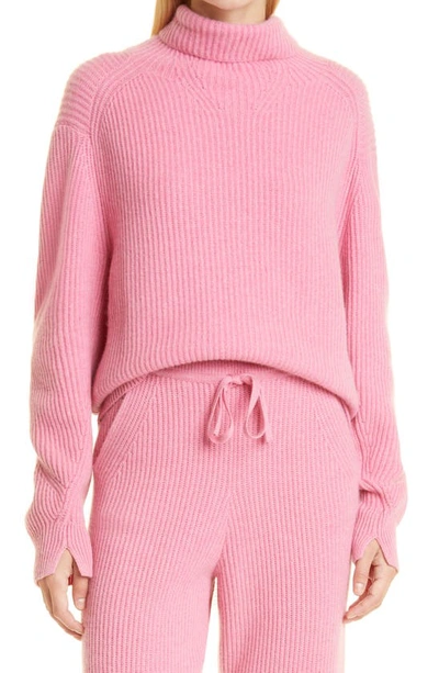 Rag & Bone Pierce Cowl Neck Cashmere Sweater In Pink