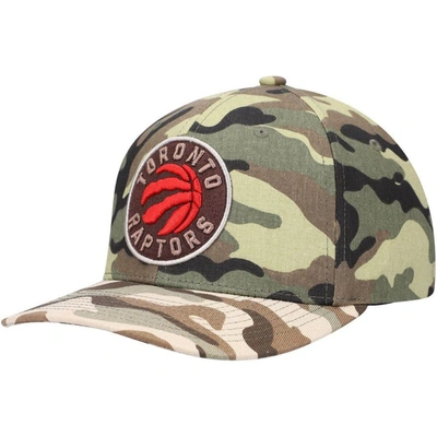 Mitchell & Ness Men's  Camo Toronto Raptors Woodland Desert Snapback Hat