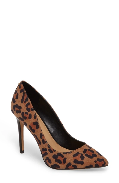 Bcbg Heidi Pump In Leopard Suede