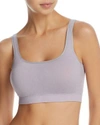 Yummie By Heather Thomson 'tanya' Scoop Neck Bra In Dapple Grey