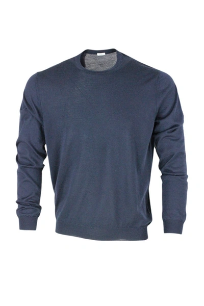 Malo Mens Blue Cashmere Sweater