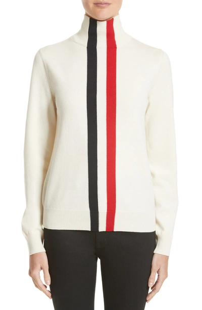 Moncler Ciclista Tricot Knit Sweater In White