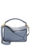 Loewe Puzzle Small Shoulder Bag In Atlantic Blue