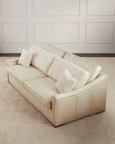 Old Hickory Tannery Cascade Leather Sofa, 96"