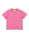 Off-white Kids' Logo Cotton Jersey T-shirt In Pink