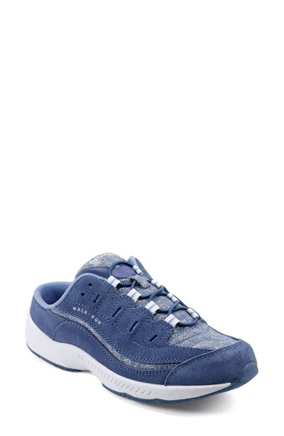 Easy Spirit Women's Romy Mule Walking Sneakers Women's Shoes In Grey Blue/ Blue Silver Multi