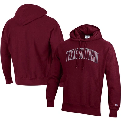 Champion Maroon Texas Southern Tigers Tall Arch Pullover Hoodie