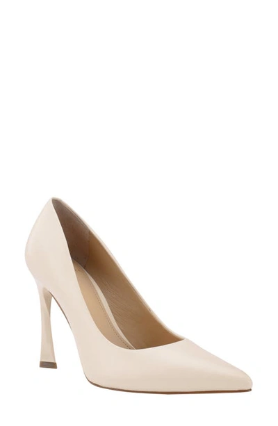 Marc Fisher Ltd Sassie Pointed Toe Pump In Ivory Leather