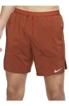 Nike Flex Stride Men's 7" Brief Running Shorts In Rugged Orange