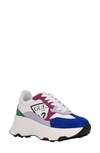 Guess Calebb 3 Sneaker In White/ Multi