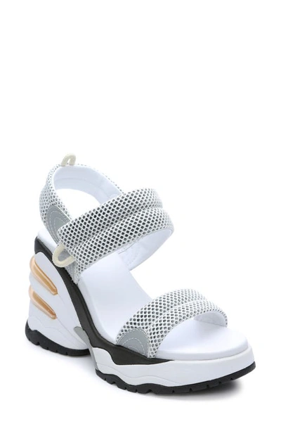 Ash 女鞋新款cosmos撞色双气垫增高凉鞋 In White/ Gray