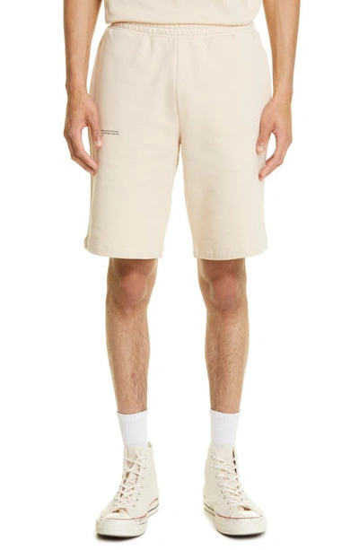 Pangaia 365 Pprmint™ Unisex Organic Cotton Sweat Shorts In Sand