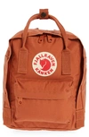 Fjall Raven Mini Kånken Water Resistant Backpack In Brick