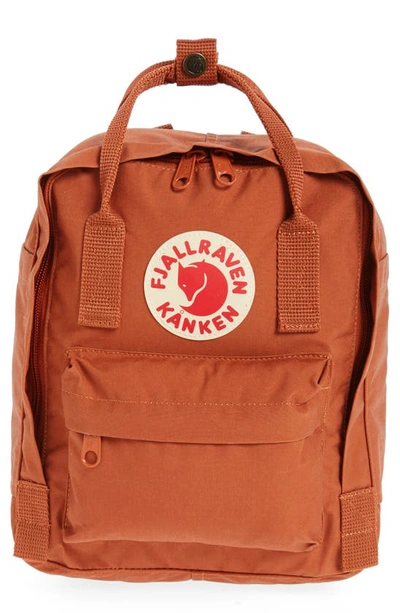 Fjall Raven Mini Kånken Water Resistant Backpack In Brick