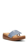 Donald Pliner Fifi Flip Flop In Denim