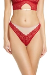 Honeydew Intimates Nicollette Lace Thong In Vixen