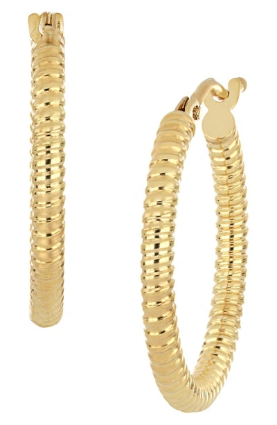 Bony Levy 14k Gold Coil Hoop Earrings In 14k Yellow Gold