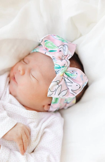 Baby Bling Babies' Print Knot Headband In Flopsy