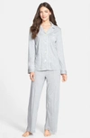 Ralph Lauren Knit Pajamas In Heather Grey