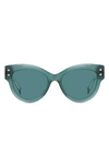 Carolina Herrera 54mm Cat Eye Sunglasses In Green