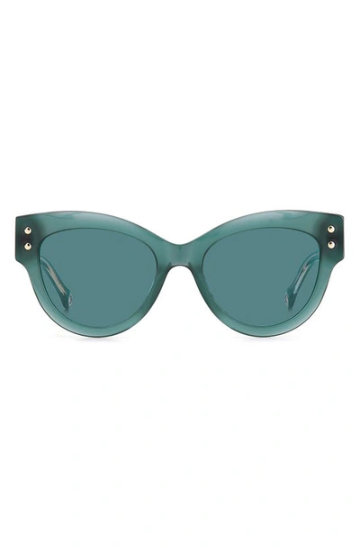 Carolina Herrera 54mm Cat Eye Sunglasses In Green