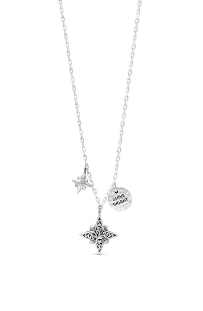 Lois Hill Shine Bright Charm Necklace In Silver