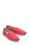 Toms Alpargata Slip-on In Dark Pink