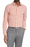 Nordstrom Tech-smart Extra Trim Fit Dress Shirt In Pink Glass