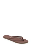 Tkees Foundations Matte Flip Flop In Cappuccino