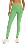 Zella Restore Soft Pocket Leggings In Green Grass