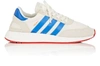 Adidas Originals Men's Iniki Runner Lace Up Sneakers In White/blue