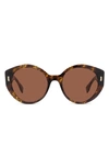 Fendi 53mm Square Sunglasses In Mpall/smk