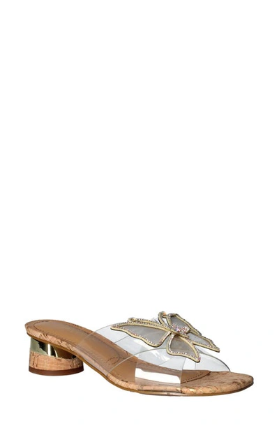 J. Reneé Sumitra Sandal In Clear/ Natural/ Gold