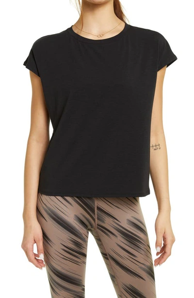 Zella Hana Studio T-shirt In Black