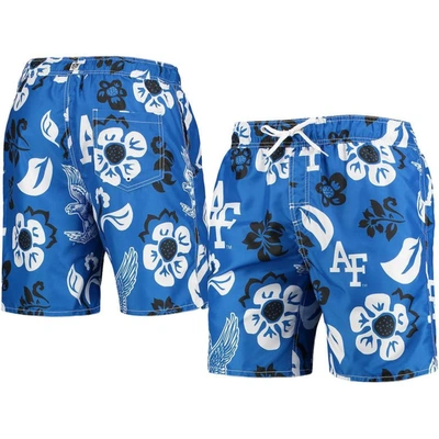 Wes & Willy Men's  Royal Air Force Falcons Floral Volley Swim Trunks