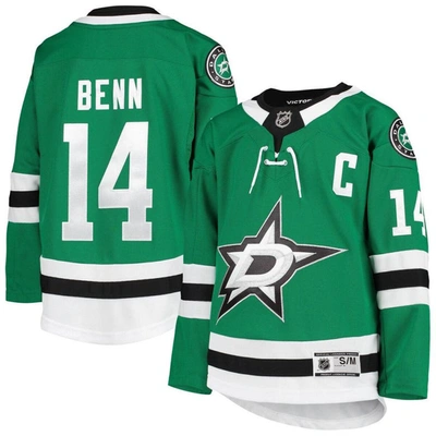 Outerstuff Kids' Youth Jamie Benn Kelly Green Dallas Stars Home Premier Player Jersey