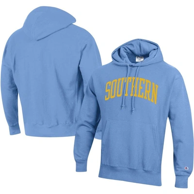 Champion Blue Southern University Jaguars Tall Arch Pullover Hoodie