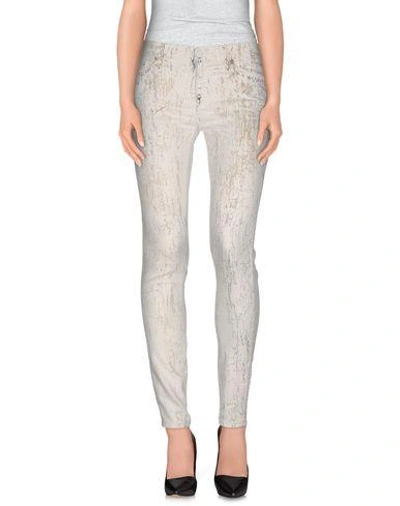 7 For All Mankind Casual Pants In White