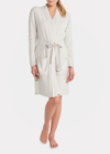 Barefoot Dreams Cozychic Lite Rib-knit Robe In Sea Salt