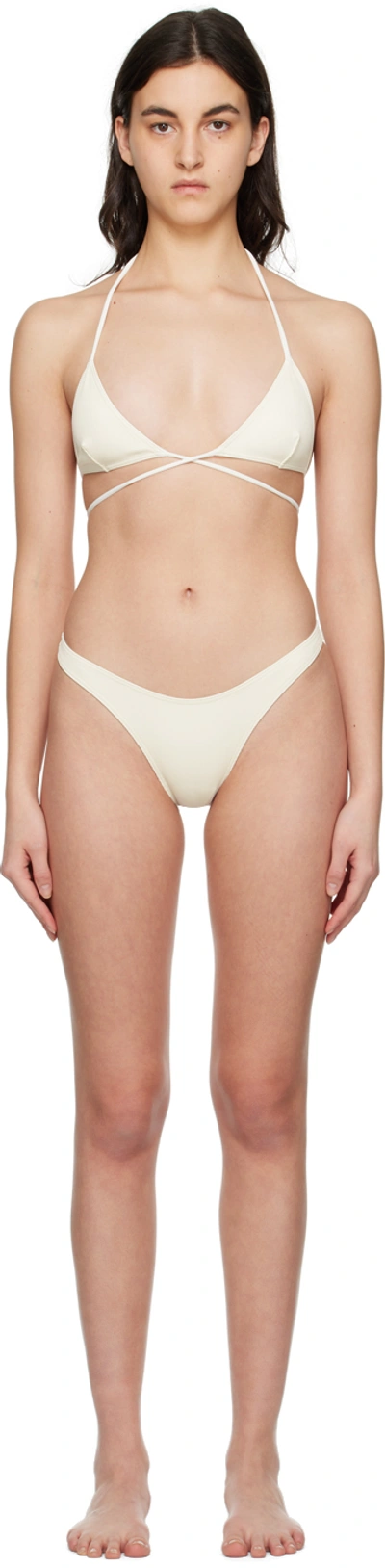 Lido 35 Bralette Bikini In Off-white