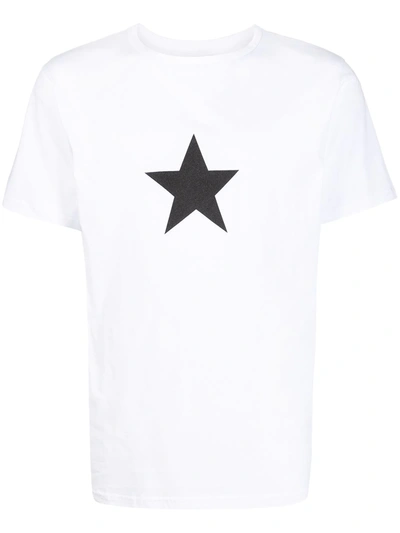 Agnès B. Coulos Star-print T-shirt In White
