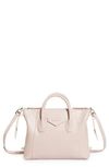 Givenchy Small Antigona Soft Leather Satchel In Blush Pink