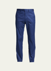 Brioni Men's Sea Island Cotton Pants In Off White