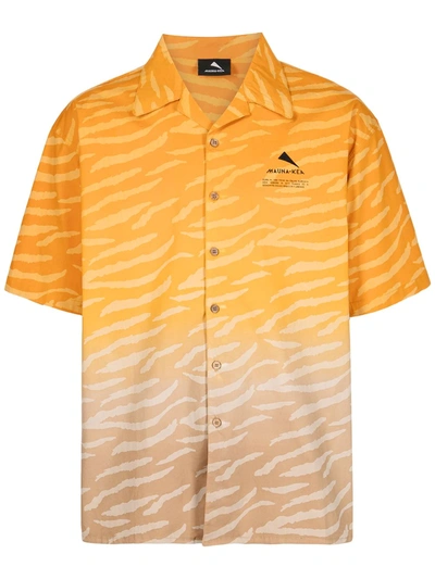 Mauna Kea Chest Logo-print Shirt In Orange