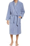 Nordstrom Hydro Cotton Robe In Blue Stonewash