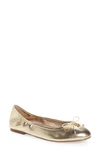 Sam Edelman Girls' Felicia Ballet Flats - Toddler, Little Kid, Big Kid In Gold