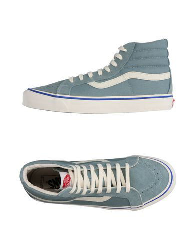 sky blue high top vans