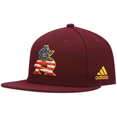 Adidas Originals Men's Adidas Maroon Arizona State Sun Devils Patriotic On-field Baseball Fitted Hat