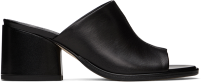 Aeyde Amanda Leather Mules In Black